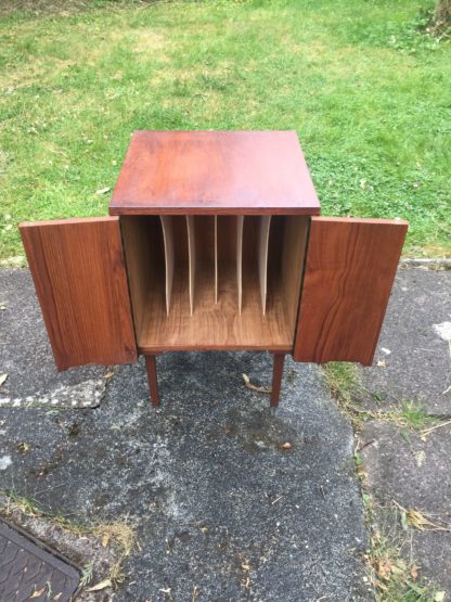 1970s Real Wood Record Cabinet - VINTAGE/RETRO - Good Quality - Image 5