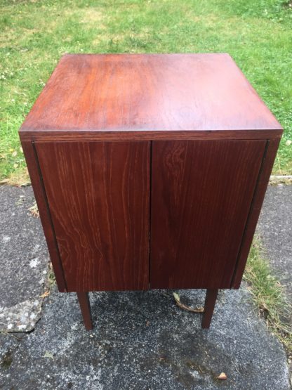 1970s Real Wood Record Cabinet - VINTAGE/RETRO - Good Quality