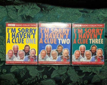 I M Sorry I Haven't A Clue Bbc Cassette Vol 1, 2 And 3 In Good Condition