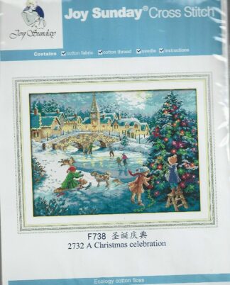 A Christmas Celebration Joy Sunday Cross Stitch Kit