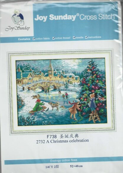 A Christmas Celebration Joy Sunday Cross Stitch Kit