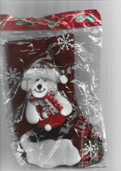 Christmas Tree Stocking Small Candy Bag Small Gift Bag Bear