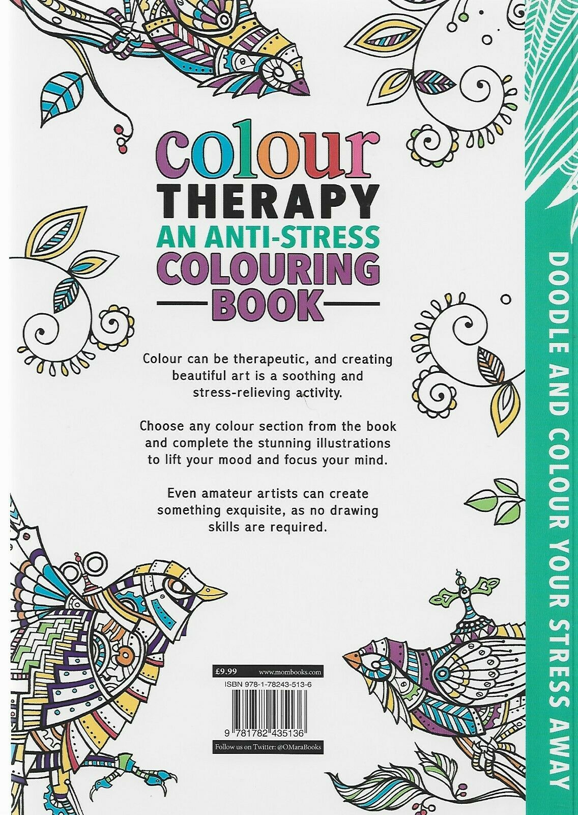 Colour Therapy An Antistress Colouring Book Back Yard Sale