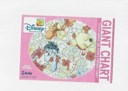 Disney Winnie The Pooh And Friends Cross Stitch Chart Only