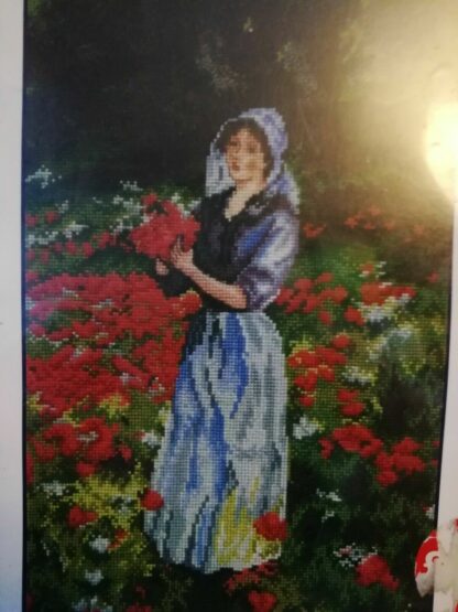 Flowers Of The Field Dmc Cross Stitch Kit Bk160