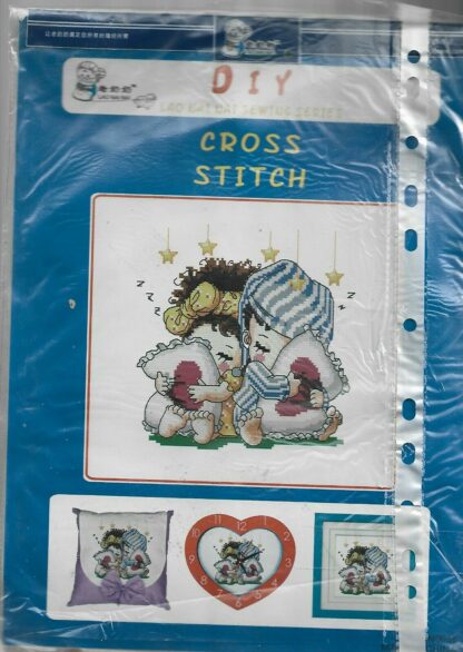 Lao Nai Nai Sewing Series Cross Stitch Kit - Sleepy Babes