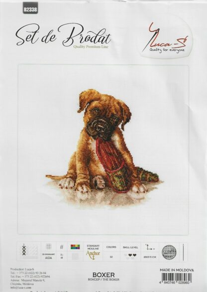 Luca-s Counted Cross Stitch Kit - Boxer