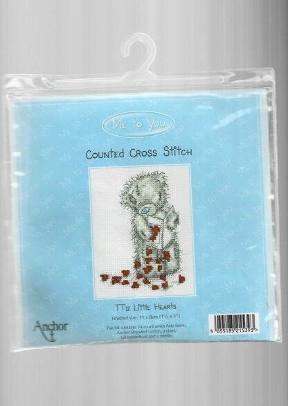 Me To You Counted Cross Stitch Kit - Tt12 Little Hearts