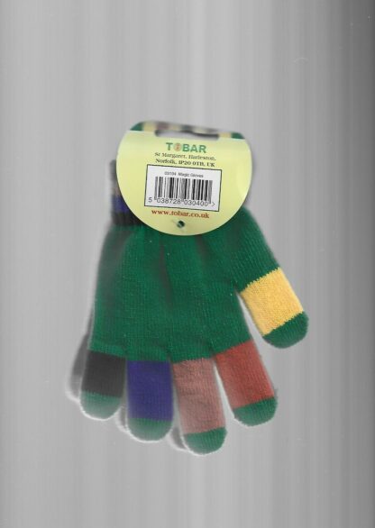 New Childrens' Multicoloured One Size Fits All Magic Gloves