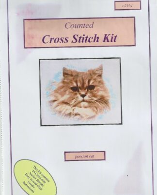 Persian Cat Counted Cross Stitch Kit