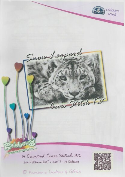 Snow Leopard Cross Stitch Chart Only