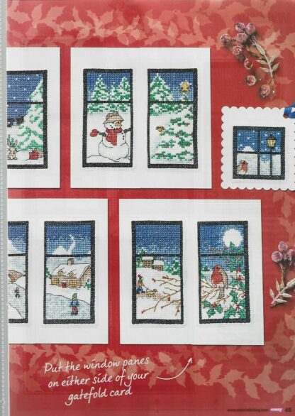 Snowy Scenes Cross Stitch Chart Only