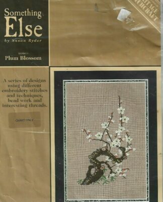 Something Else By Susan Ryder Cross Stitch Chart Only - Plum Blossom