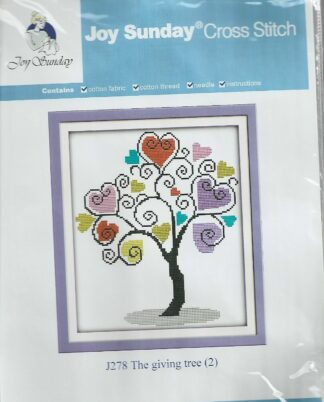 The Giving Tree Joy Sunday Cross Stitch Kit