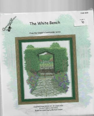 The White Bench Cross Stitch Kit