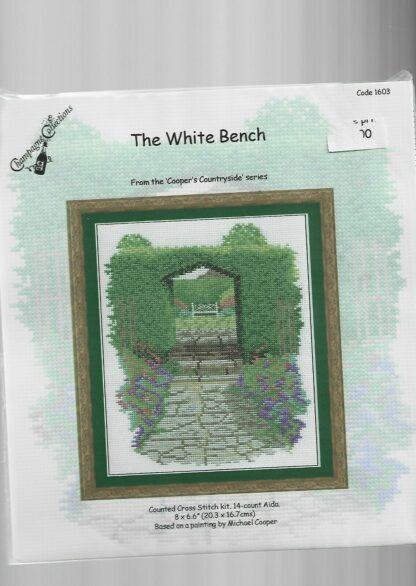 The White Bench Cross Stitch Kit