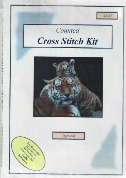 Tiger Cub Counted Cross Stitch Kit