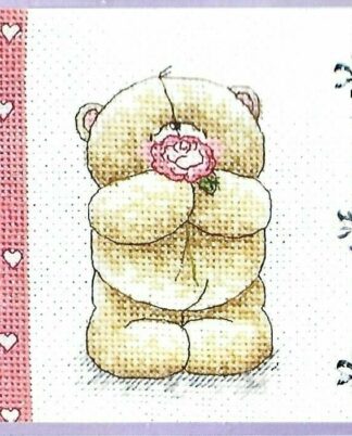 Forever Friends Counted Cross Stitch Kit - Hearts And Roses Frc87