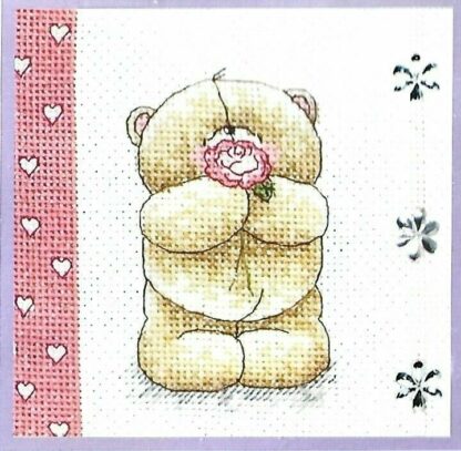 Forever Friends Counted Cross Stitch Kit - Hearts And Roses Frc87