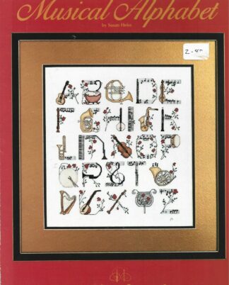 Musical Alphabet By Susan Heiss Cross Stitch Chart Only