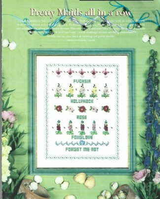 Pretty Maids All In A Row Cross Stitch Chart Only