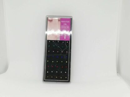 Surgical Steel Nose Studs 40 Multi-coloured (lead L Nickel Free)