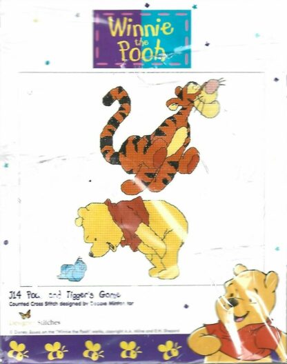 Winnie The Pooh Counted Cross Stitch Kit - Pooh And Tigger's Game J14