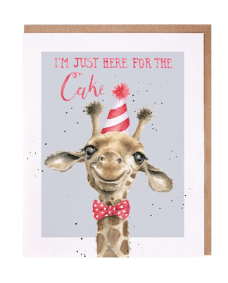 PARTY ANIMAL HERE FOR THE CAKE CARD