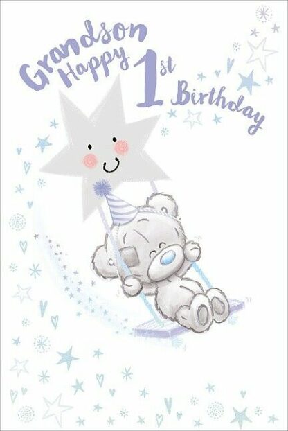 Me To You Grandson 1st Birthday Card