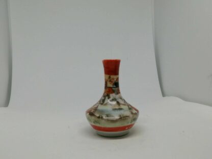 Miniature  Kutani Japanese Handpainted Vase