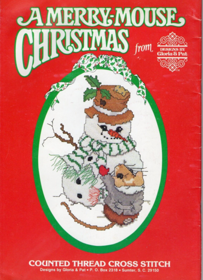 A Merry-mouse Christmas From Designs By Gloria & Pat Cross Stitch Book Rare