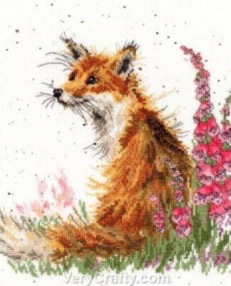 Bothy Threads - Wrendale Counted Cross Stitch Kit - Amongst The Foxgloves - Xhd8