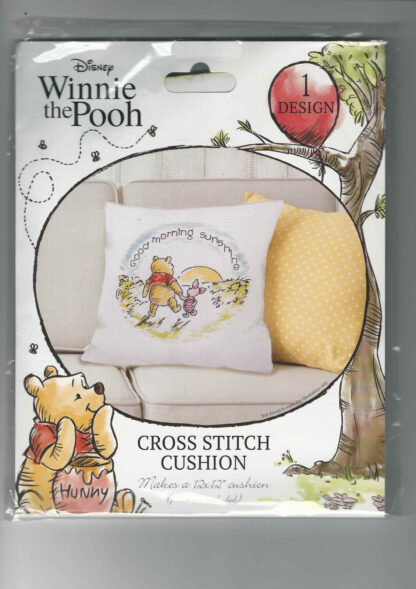 Disney - Winnie The Pooh - Good Morning Sunshine Cross Stitch Cushion Kit