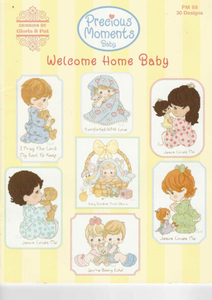 Welcome Home Baby Designs By Gloria & Pat Cross Stitch Book