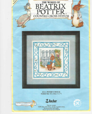 Beatrix Potter Counted Cross Stitch Kit - Chart / Leftover Threads Only