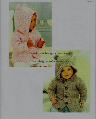 Children's Hoodies Dk Knitting Pattern