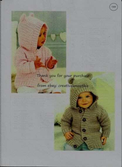 Children's Hoodies Dk Knitting Pattern