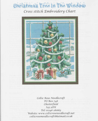 Christmas Tree In The Window Cross Stitch Chart - Chart Only