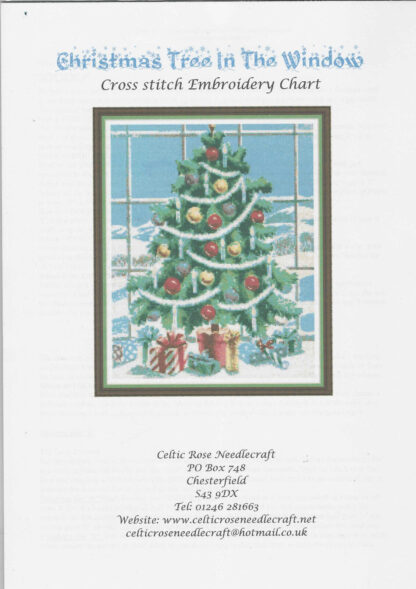 Christmas Tree In The Window Cross Stitch Chart - Chart Only