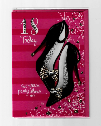 Female 18th Birthday Card