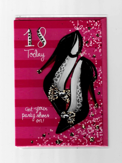 Female 18th Birthday Card