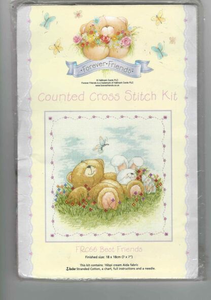 Forever Friends Counted Cross Stitch Kit - Best Friends Frc66