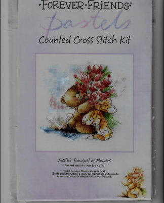 Forever Friends Pastels Cross Stitch Kit - Bouquet Of Flowers - Chart Only