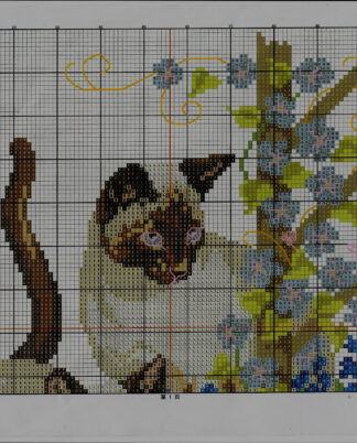 Hunting Counted Cross Stitch Kit - Chart / Leftover Threads Only