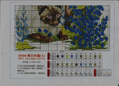 Hunting Counted Cross Stitch Kit - Chart / Leftover Threads Only