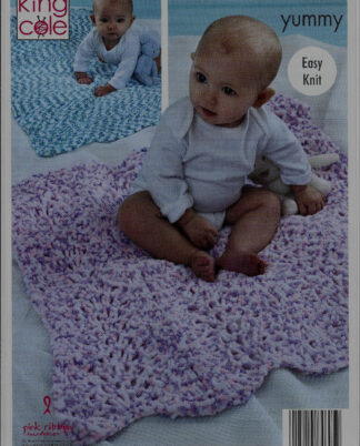 King Cole Easy Knit Yummy Knitting Patterns - Blankets 4533