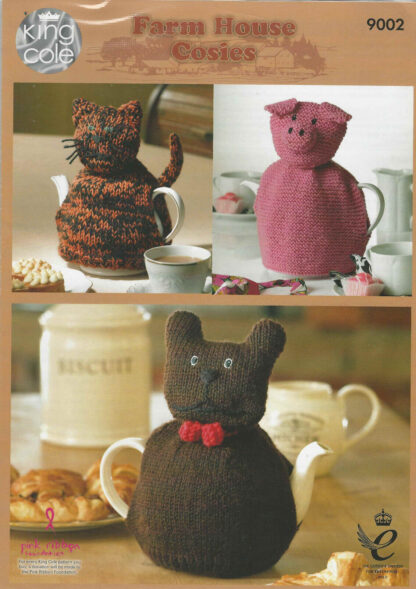 King Cole Farm House Cosies Knitting Pattern