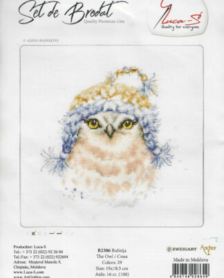 Luca-s Counted Cross Stitch Kit - Owl