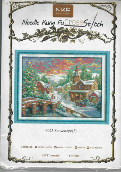 Nkf Cross Stitch Kit - Snowscape F025