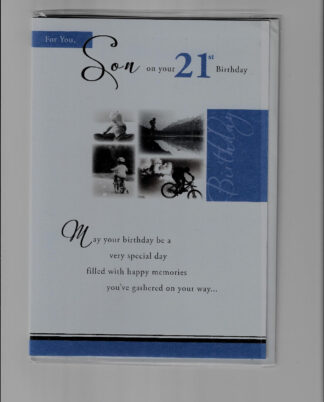 Son 21st Birthday Card